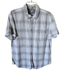 Calvin Klein Jeans Light Gray Plaid Shirt